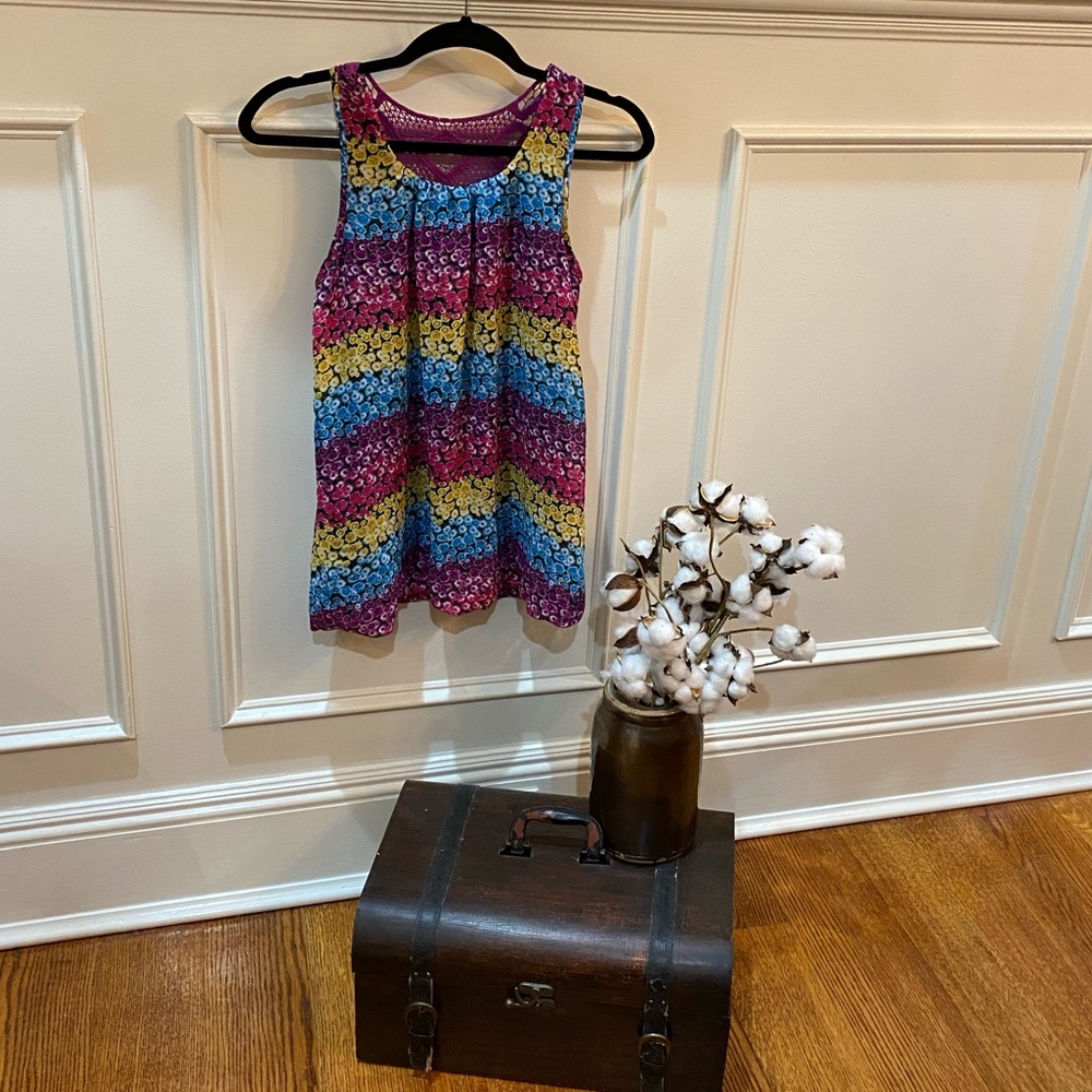 Floral tank top